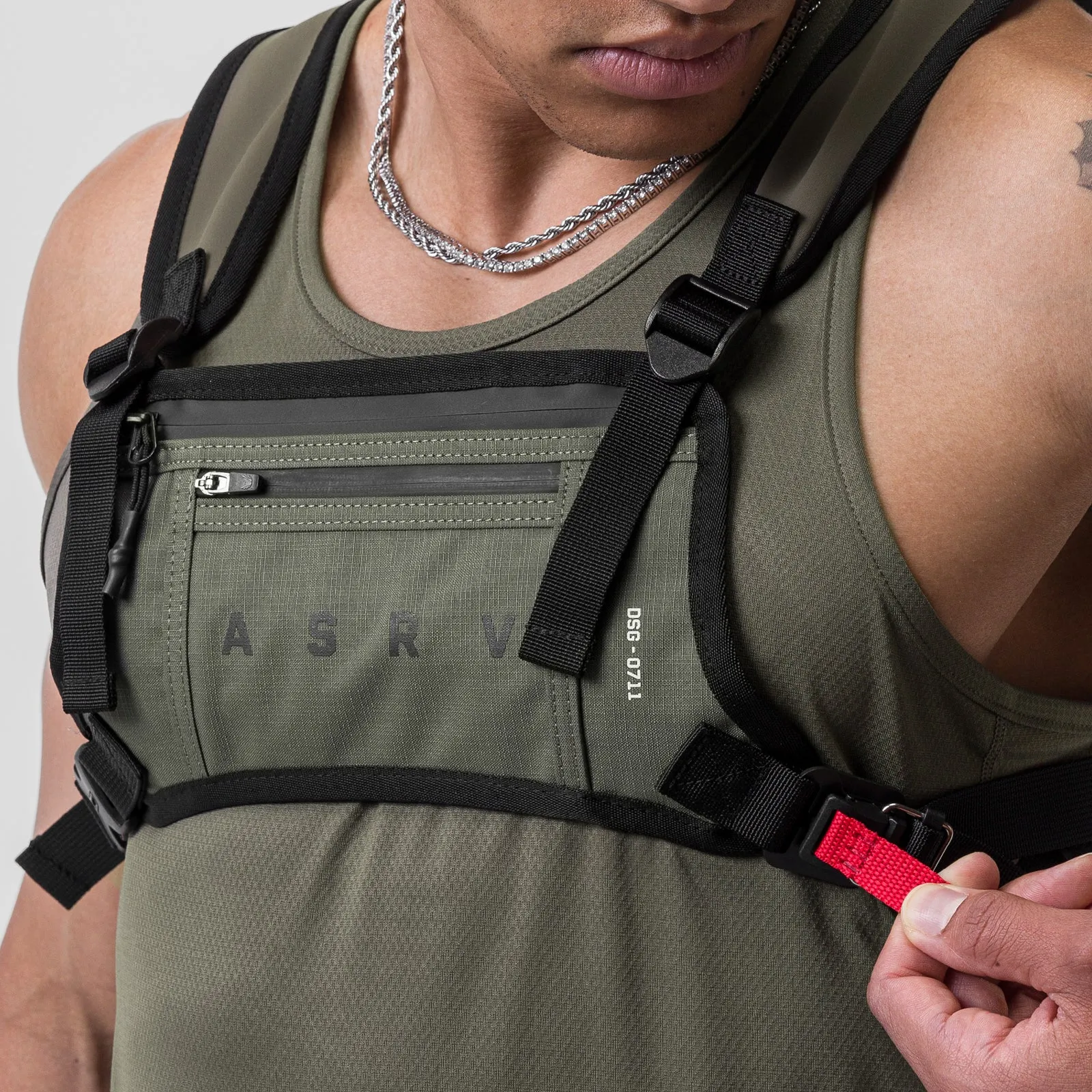 0711. Cordura® Lightweight Chest Pack - Olive