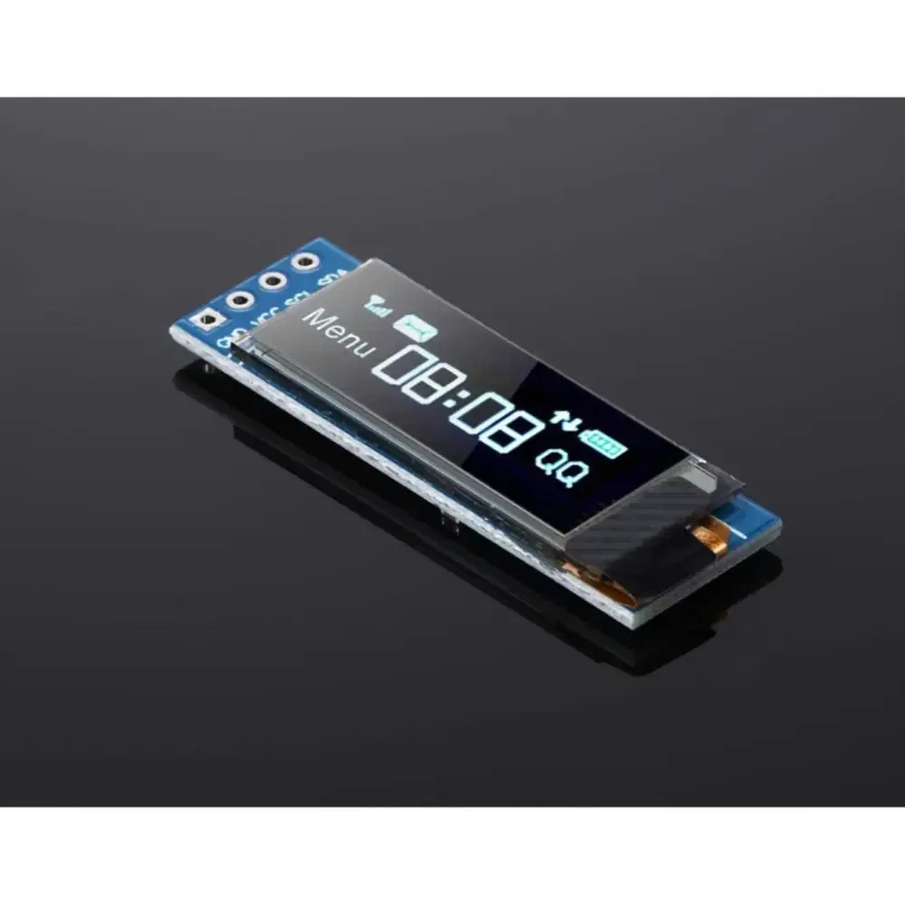 0.91 Inch I2C OLED Display Module Blue I2C OLED Screen Driver DC 3.3~5V (5x)