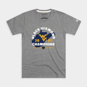 2003 West Virginia Black Diamond Rivalry Champs Tee