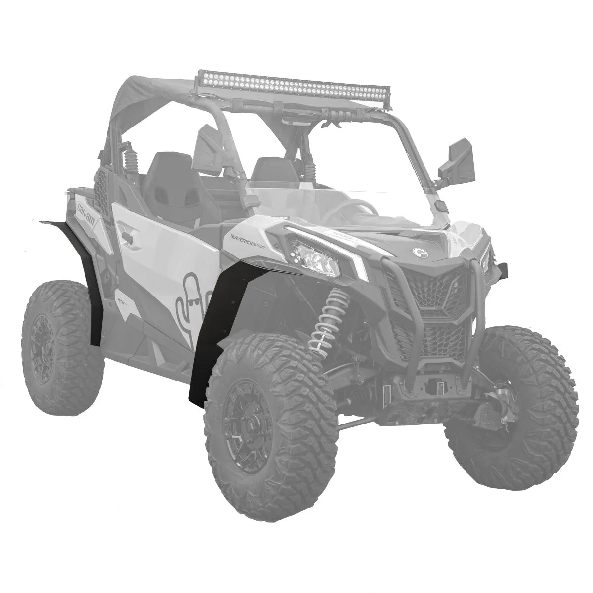 2018-2025 Can-Am Maverick Trail Mud-Lite Coverage Fender Flares