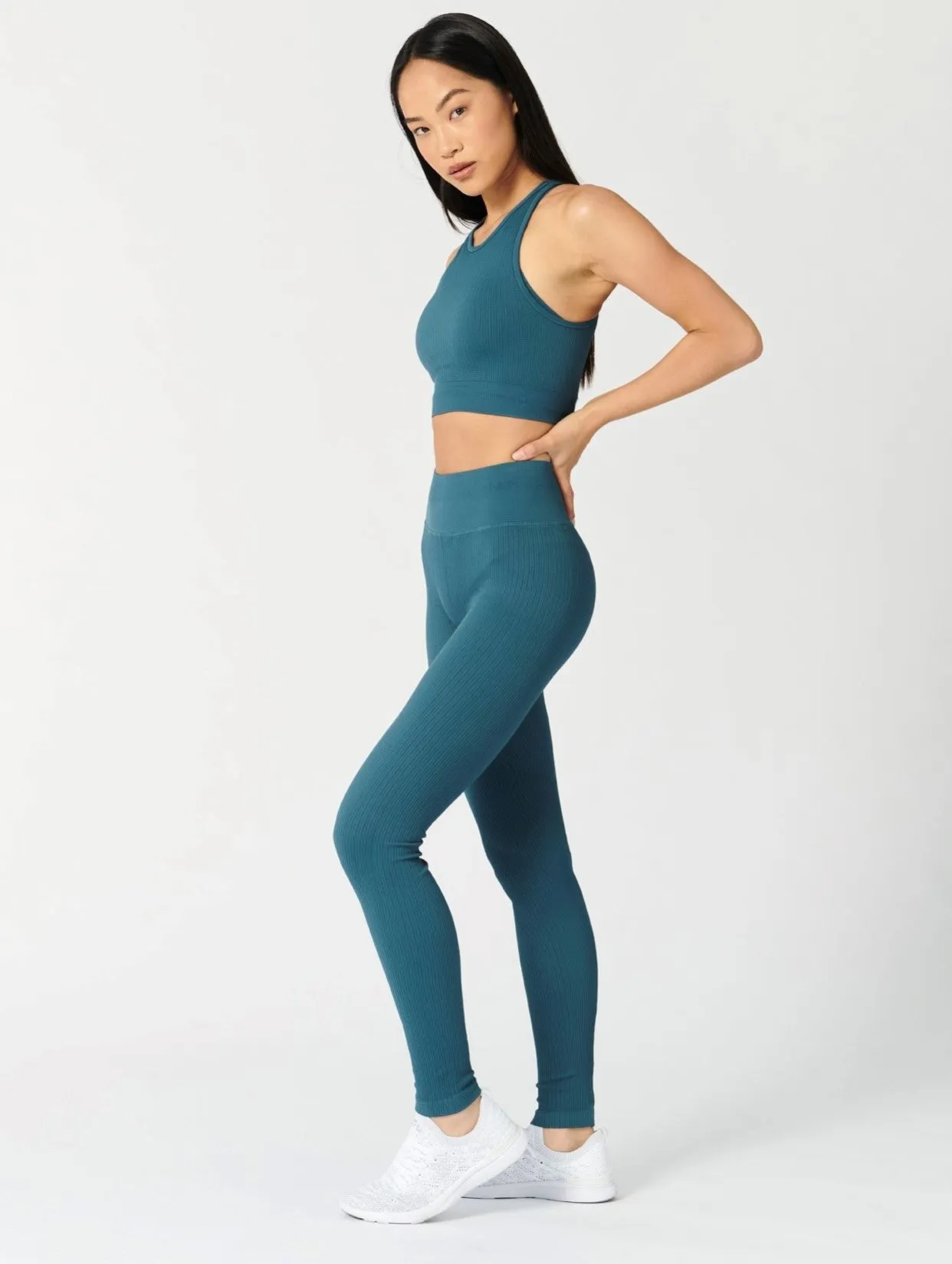 3X2 Leggings - Blue Slate