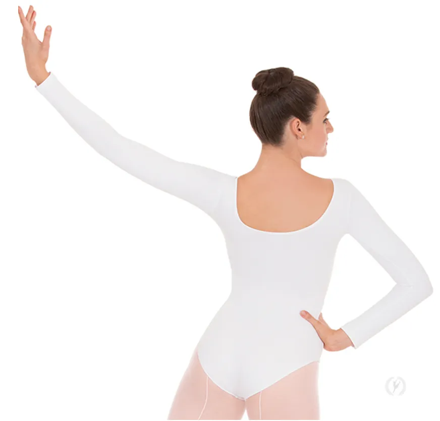 44265 Adult Microfiber Long Sleeve Leotard