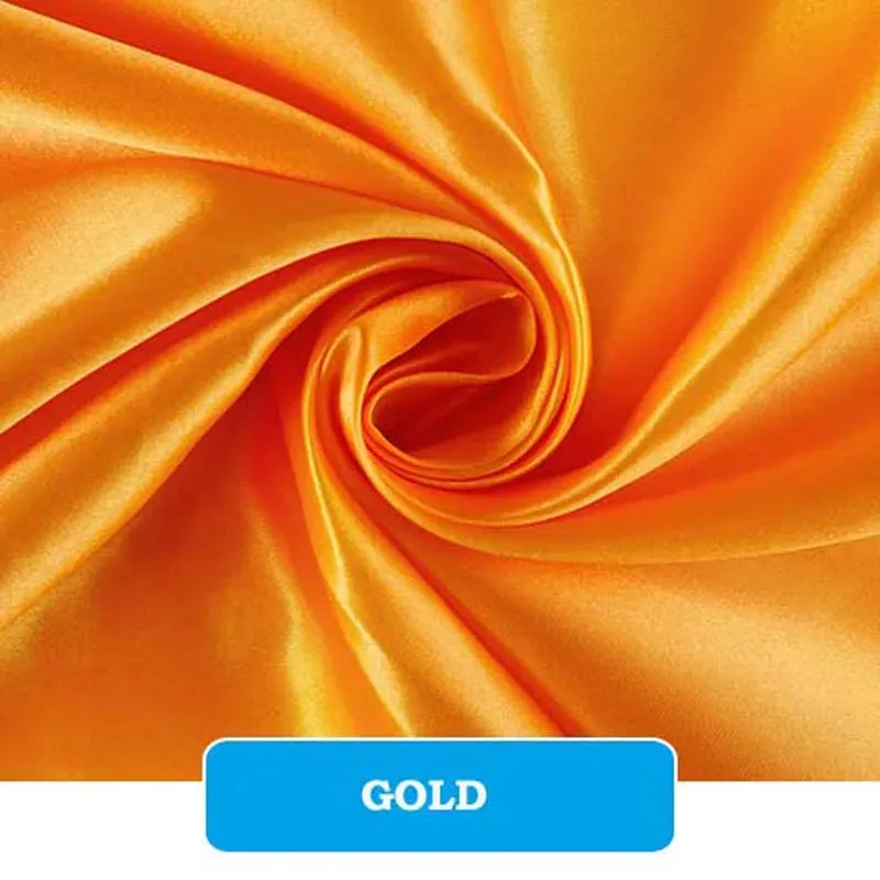 5 yards/lot 75D*100D High Dentisy Satin Fabric RED GOLD YELLOW DARK GREEN BROWN PINK PURPLE for Bridal Wedding Lining Costume