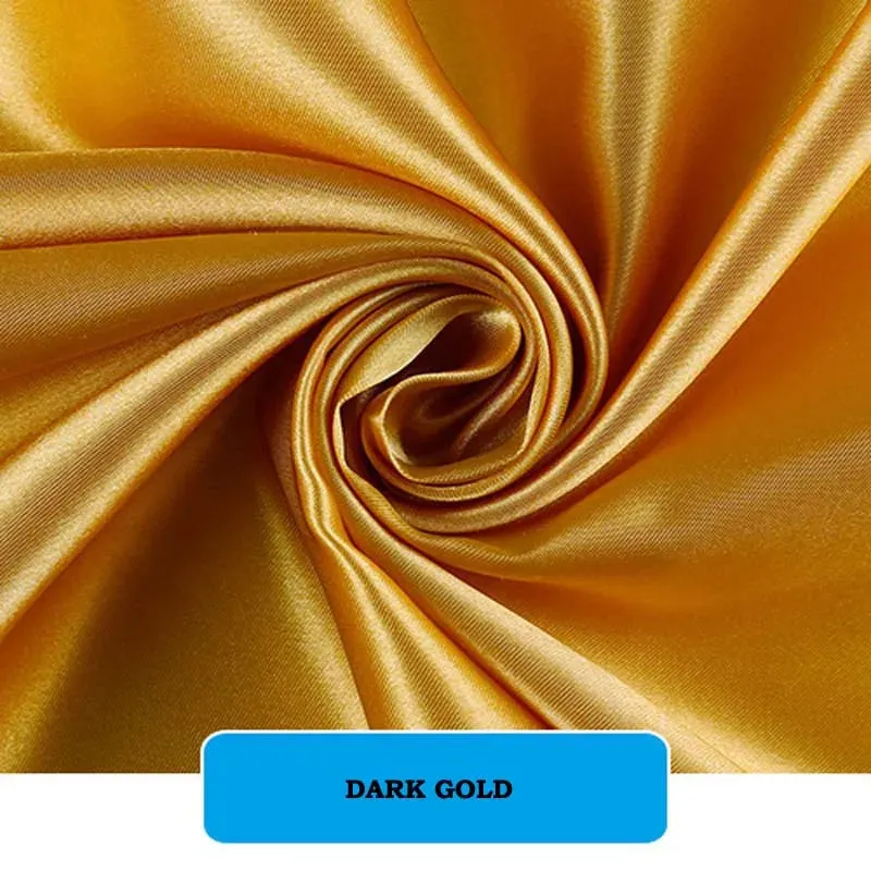 5 yards/lot 75D*100D High Dentisy Satin Fabric RED GOLD YELLOW DARK GREEN BROWN PINK PURPLE for Bridal Wedding Lining Costume