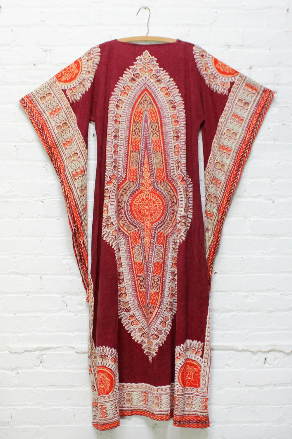 70s Dashiki Maxi Dress