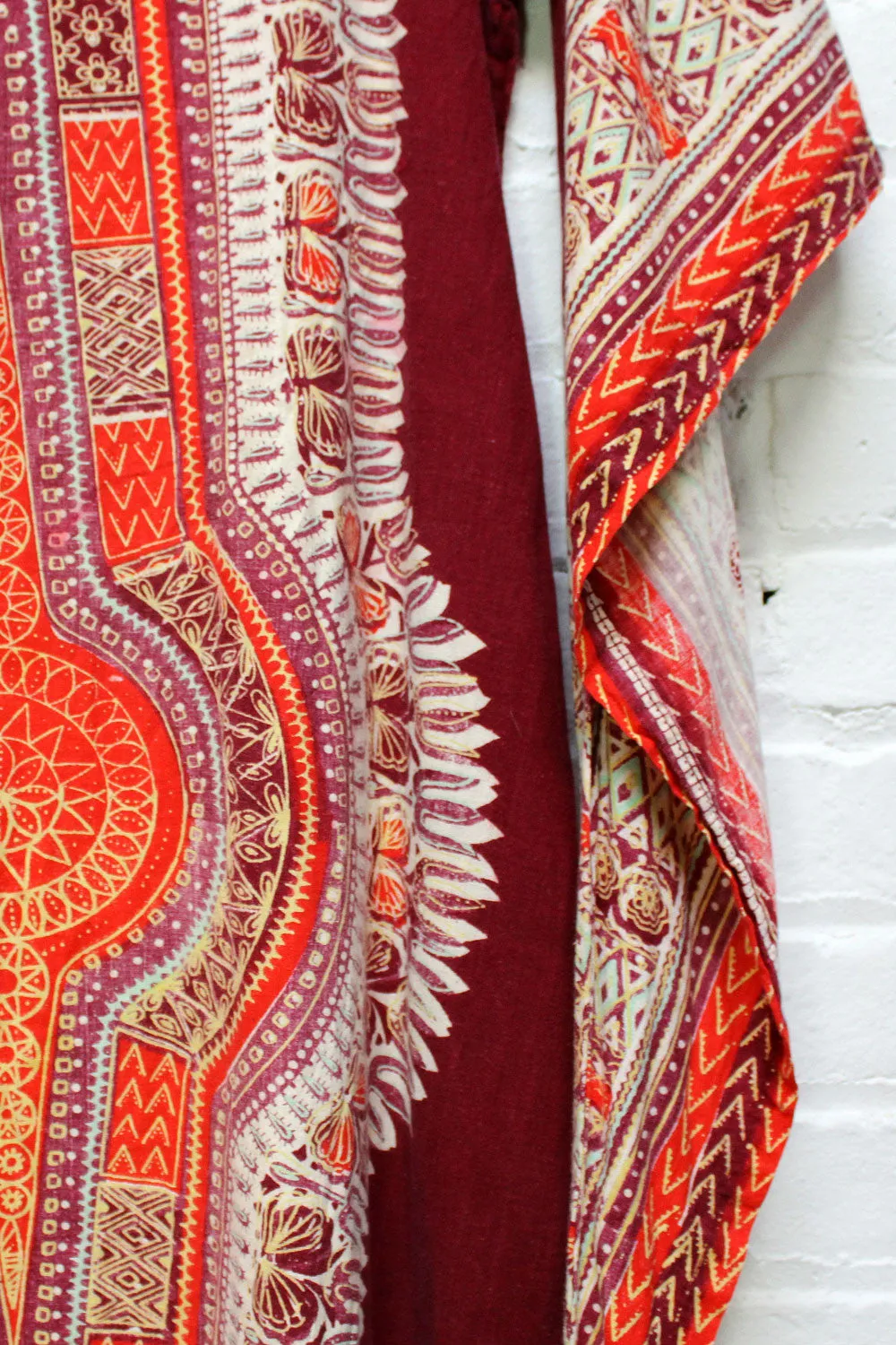 70s Dashiki Maxi Dress