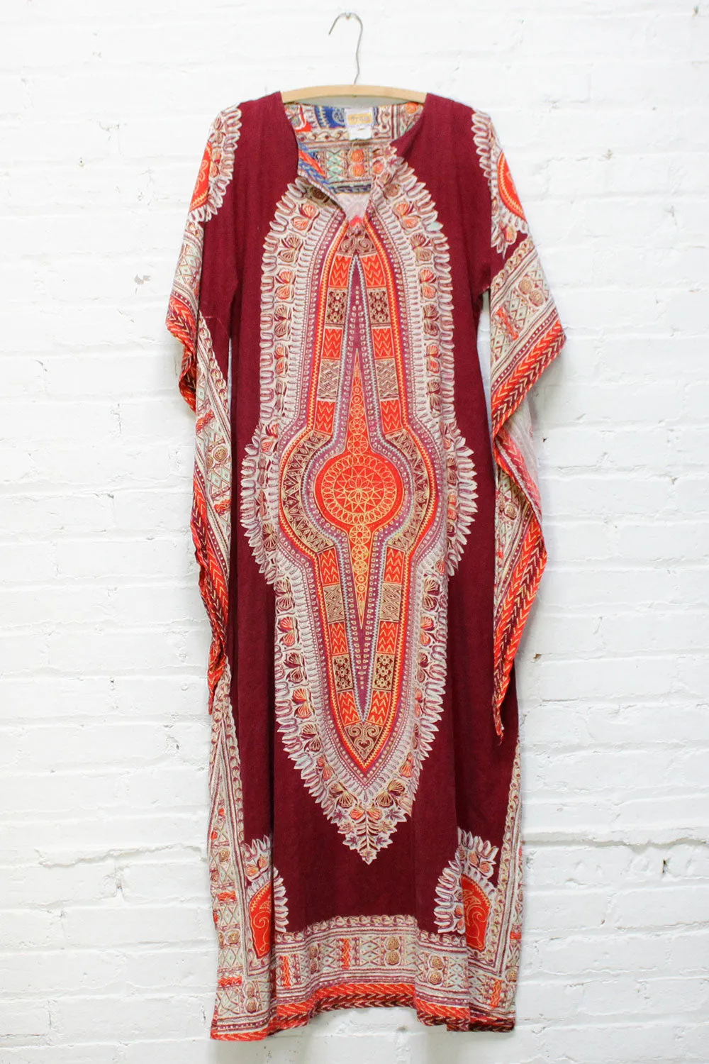 70s Dashiki Maxi Dress