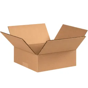 9 x 9 x 3 Flat Corrugated Boxes