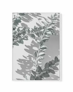 Abstract Leaves I | Framed Canvas Art Print