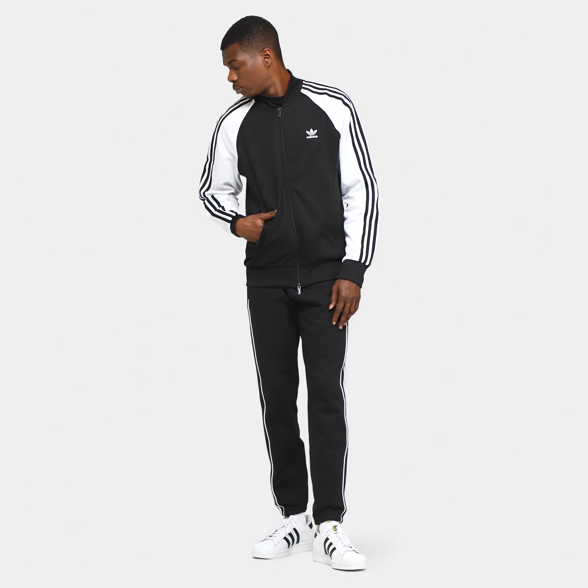 adidas Originals Adicolor Classics SST Track Jacket Black / White - White