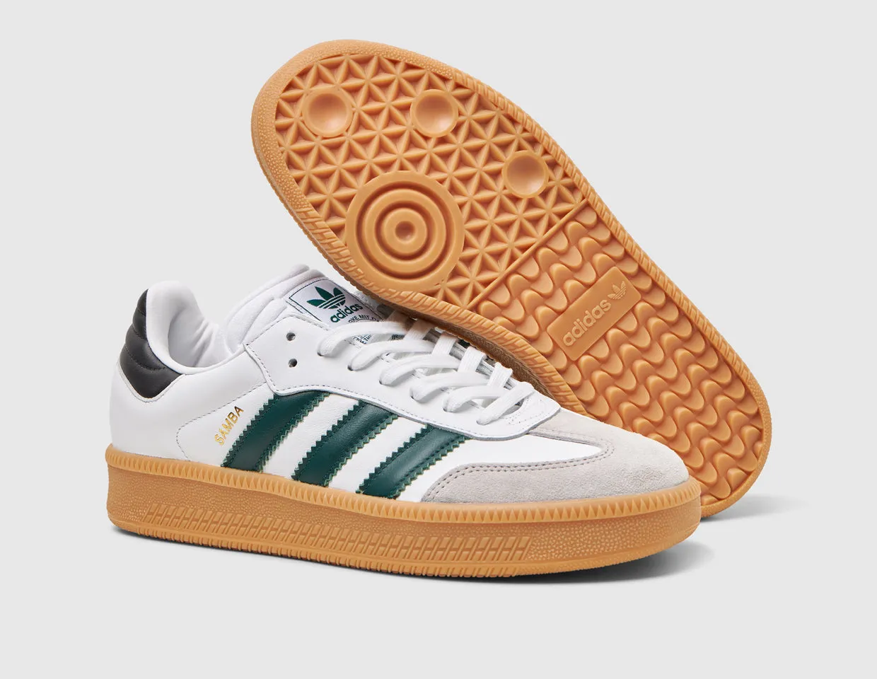 adidas Originals Samba XLG Fwtr White / Collegiate Green - Pantone