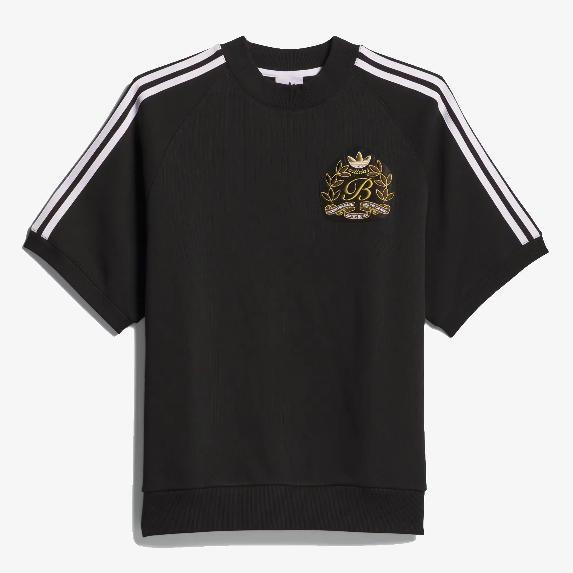 Adidas Originals | TEE-CREW  { BLACK/WHITE