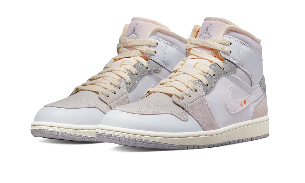 Air Jordan 1 Mid SE Craft Inside Out White Grey