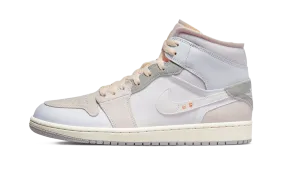 Air Jordan 1 Mid SE Craft Inside Out White Grey