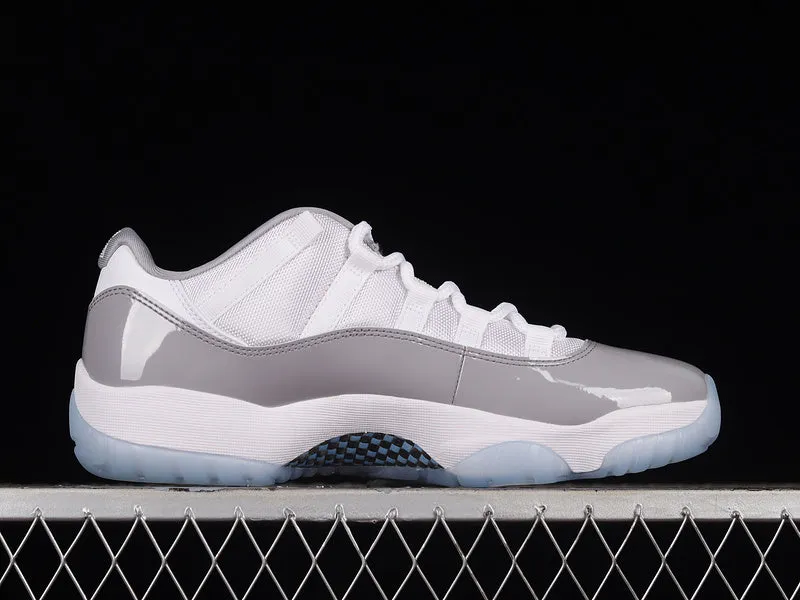 AIR JORDAN 11 RETRO LOW WHITE/UNIVERSITY BLUE