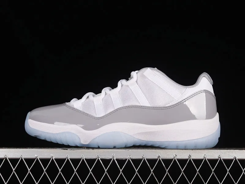 AIR JORDAN 11 RETRO LOW WHITE/UNIVERSITY BLUE