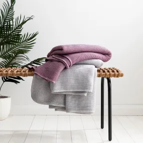 Alanya Cotton Knitted Throw