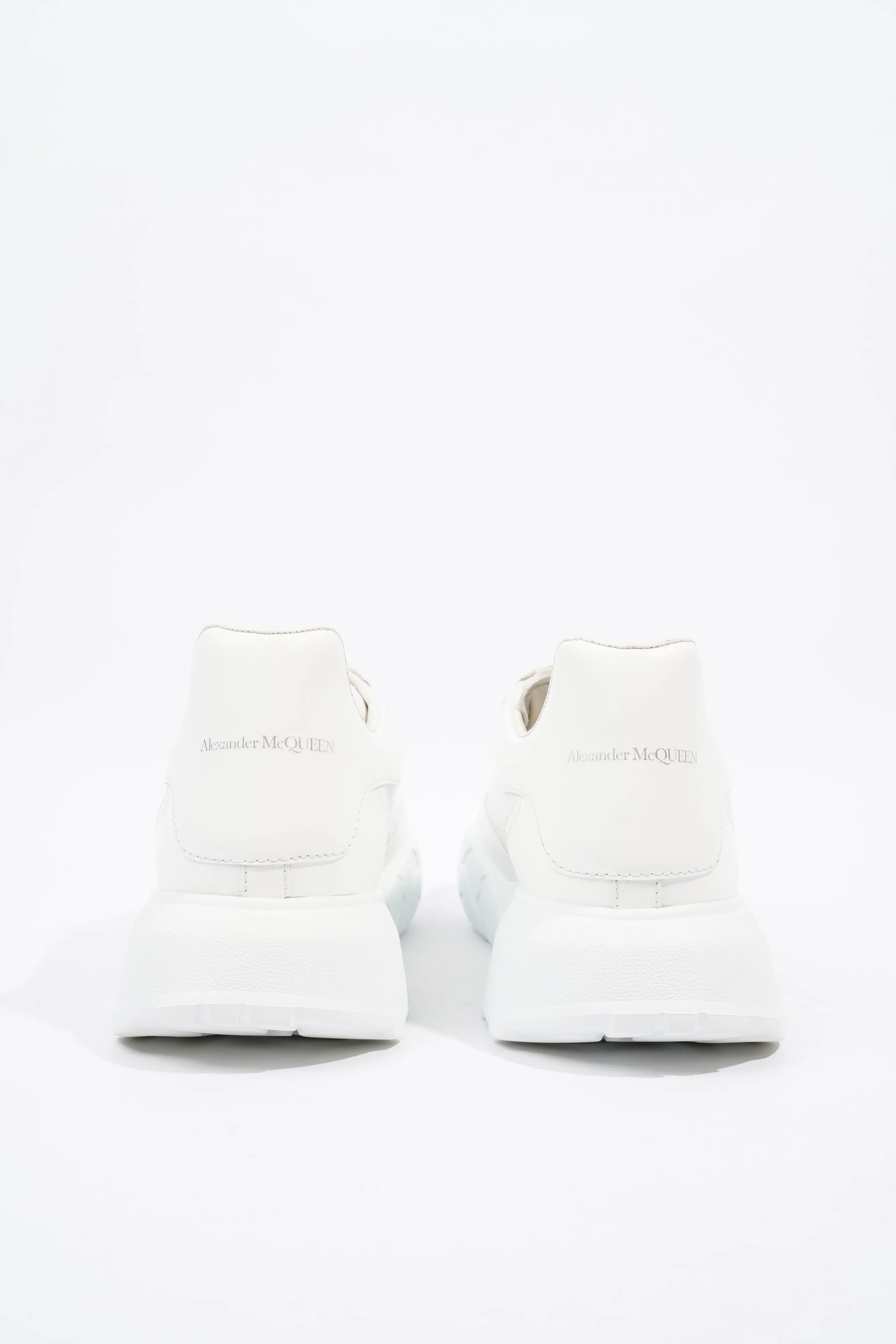 Alexander McQueen Oversized Court Sneaker White Leather EU 39 UK 6