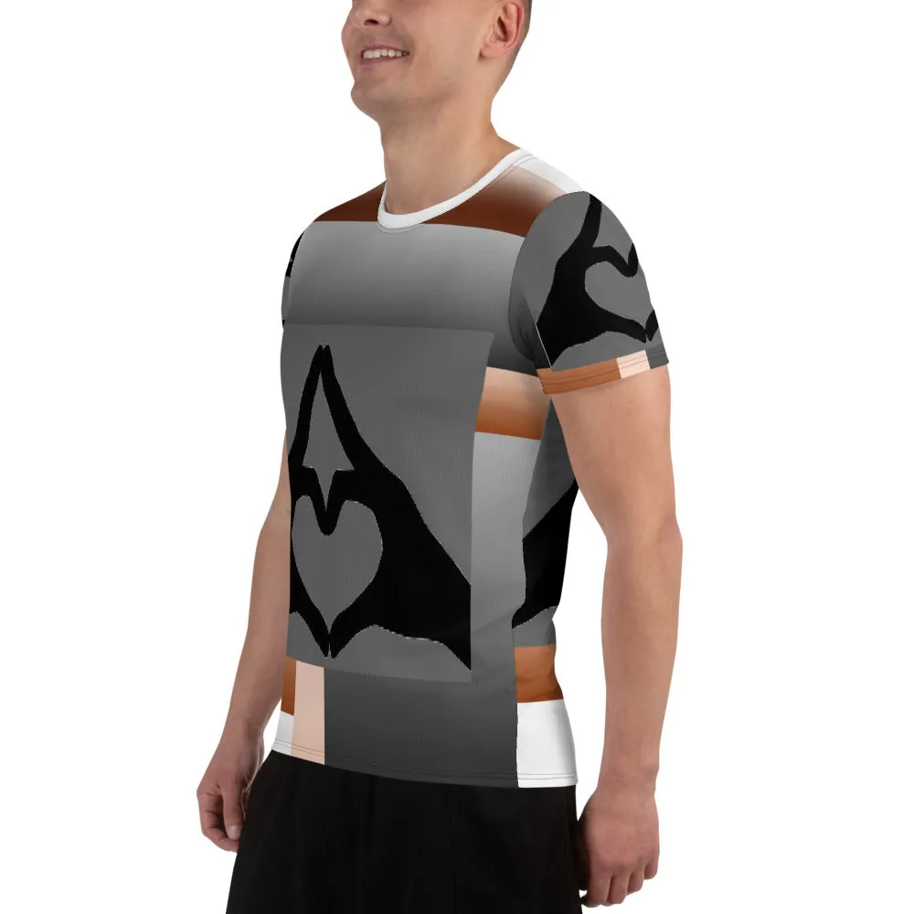 All-Over Print Men's Athletic T-Shirt