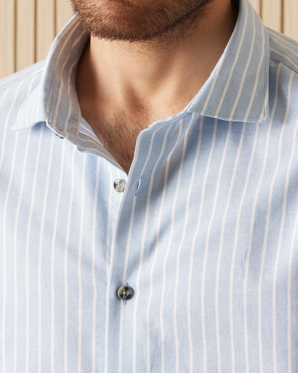 Alpine Accent Oxford Striped Shirt