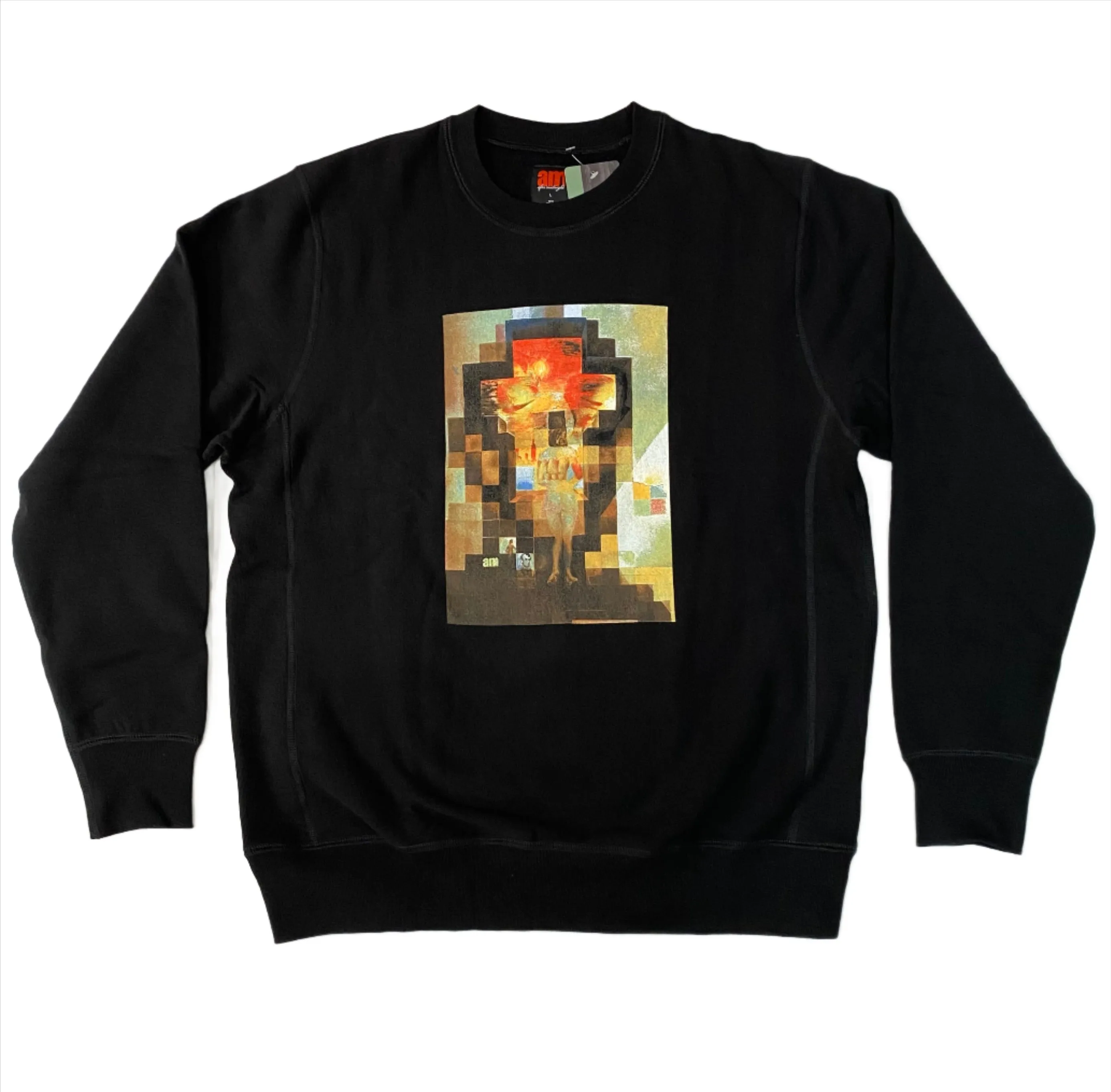 AM Aftermidnight NYC Lincoln Crewneck Sweatshirt Black