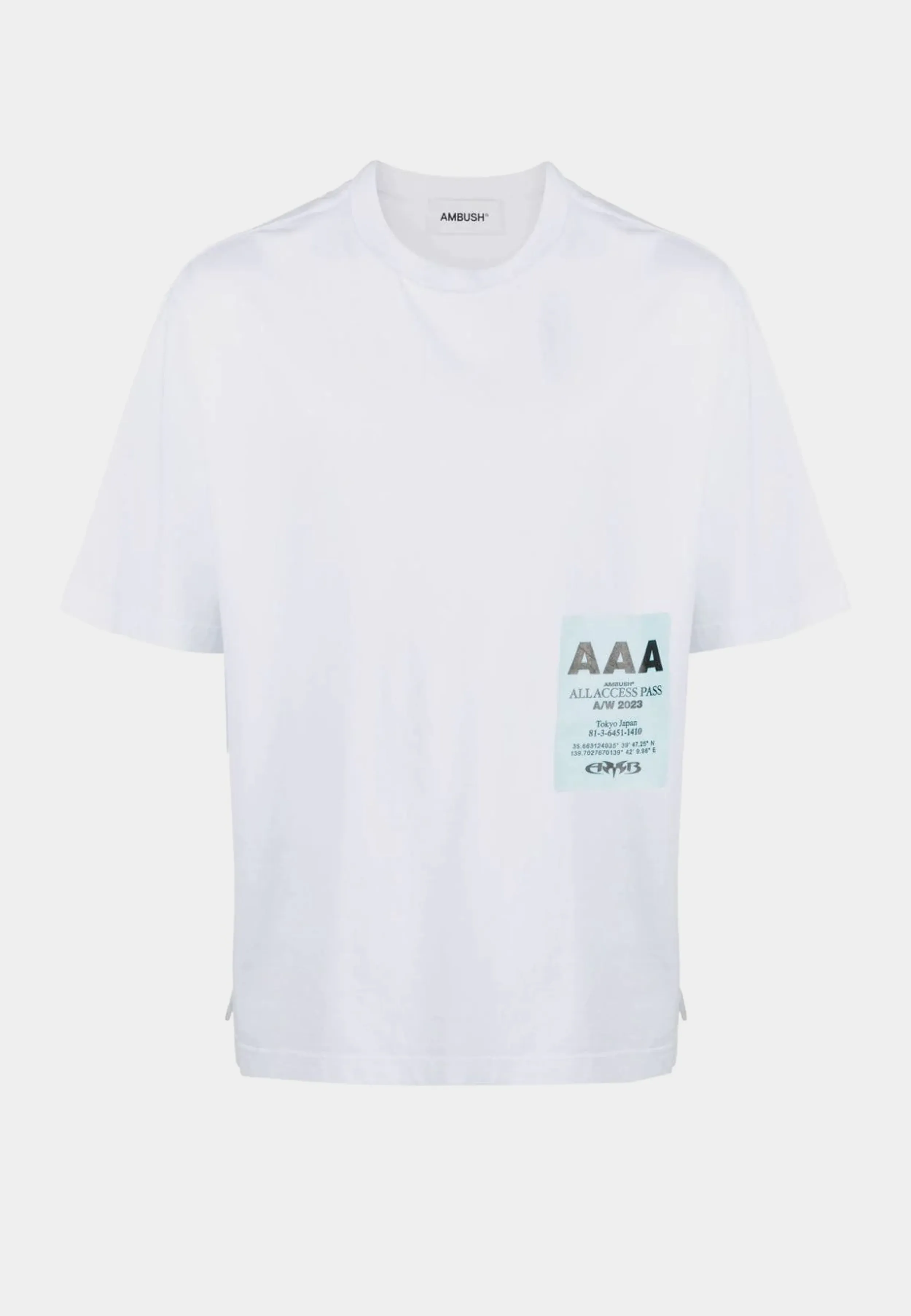 AMBUSH Pass Graphic T-Shirt Blanc De Blanc - White