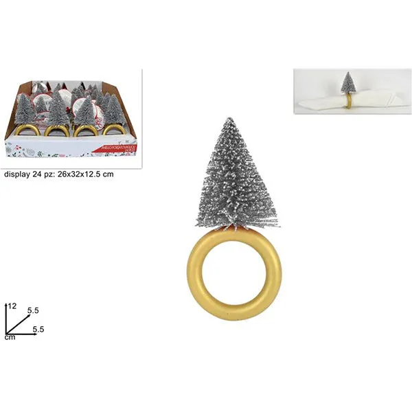 Anello Portatovaglioli Albero Di Natale