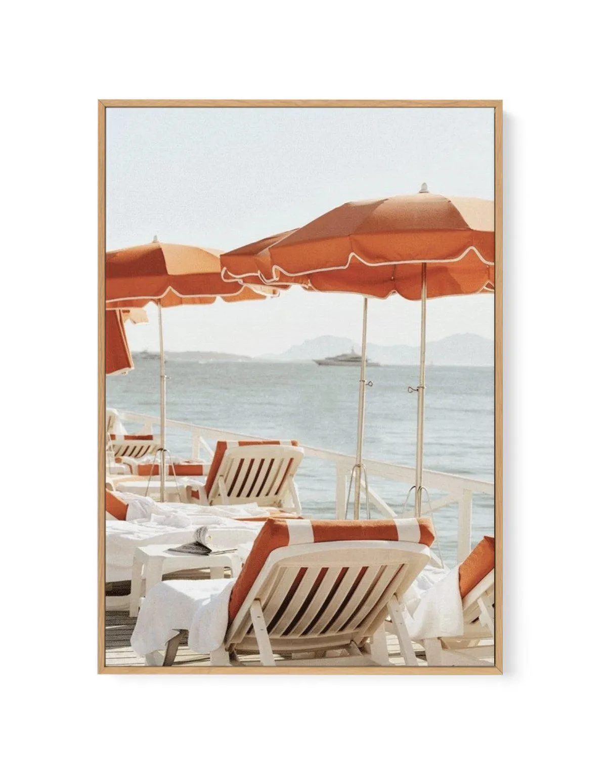 Antibes May I 1972 | Framed Canvas Art Print