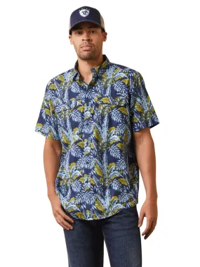 Ariat 10043427 Mens VentTEK Outbound Fitted Shirt Midsummer Night