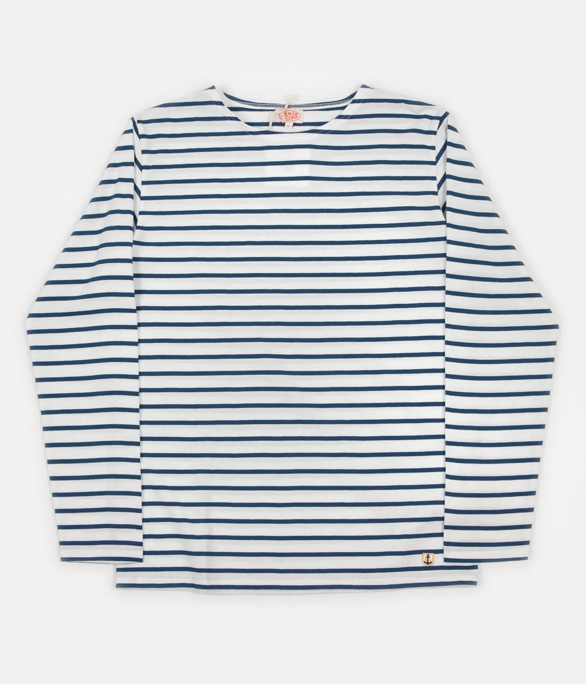 Armor Lux Breton Long Sleeve T-Shirt - Milk / Twilight