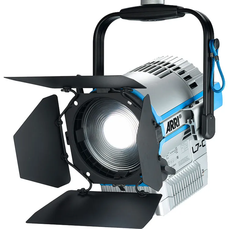 ARRI L7-C LE2 LED Fresnel - Silver/Blue, Manual Mount