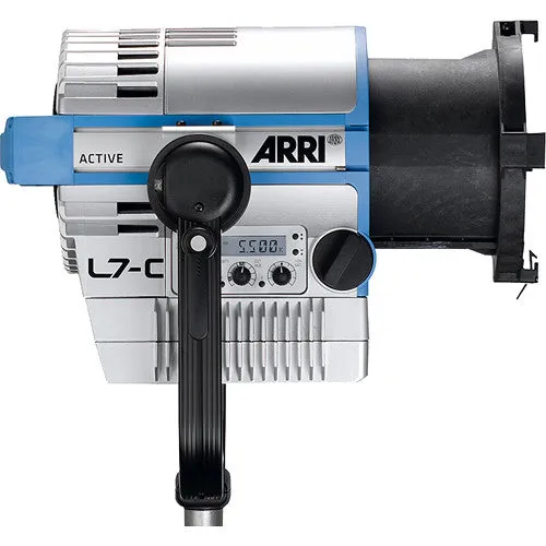 ARRI L7-C LE2 LED Fresnel - Silver/Blue, Manual Mount