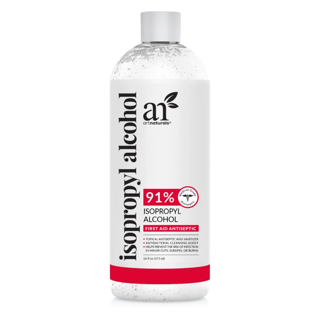 Art Naturals 91% Isopropyl Alcohol 16 fl oz (500 ml)