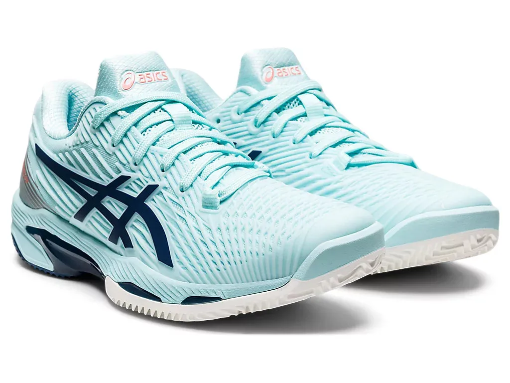 ASICS Women's SOLUTION SPEED FF 2 CLAY (Clear Blue/Light Indigo)