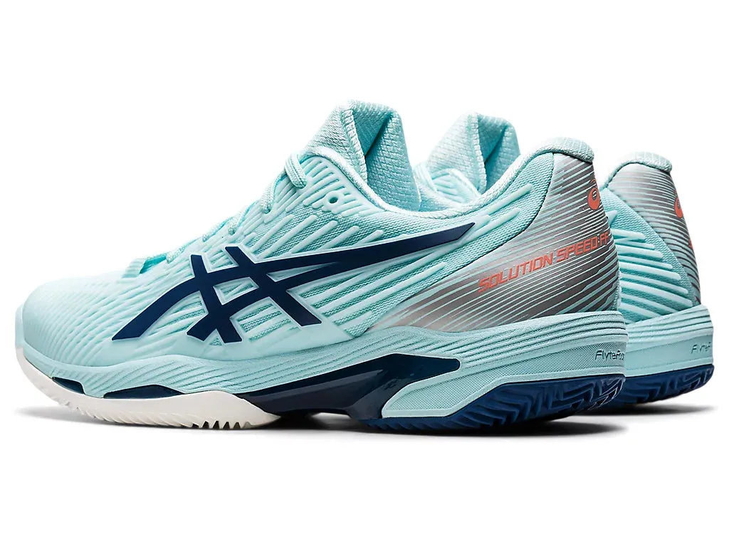 ASICS Women's SOLUTION SPEED FF 2 CLAY (Clear Blue/Light Indigo)