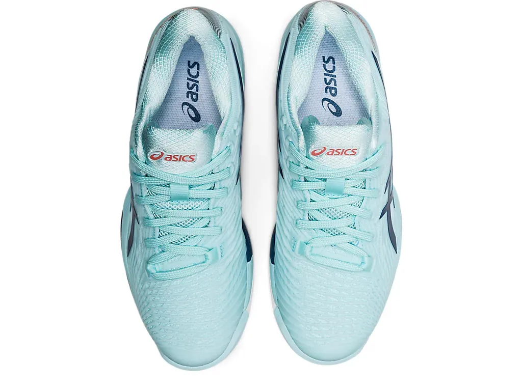 ASICS Women's SOLUTION SPEED FF 2 CLAY (Clear Blue/Light Indigo)