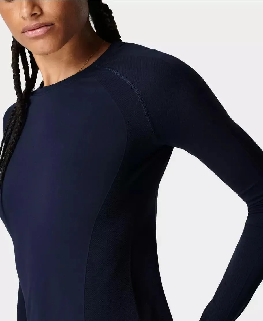 Athlete Seamless Workout Long Sb6547 Navy-Blue