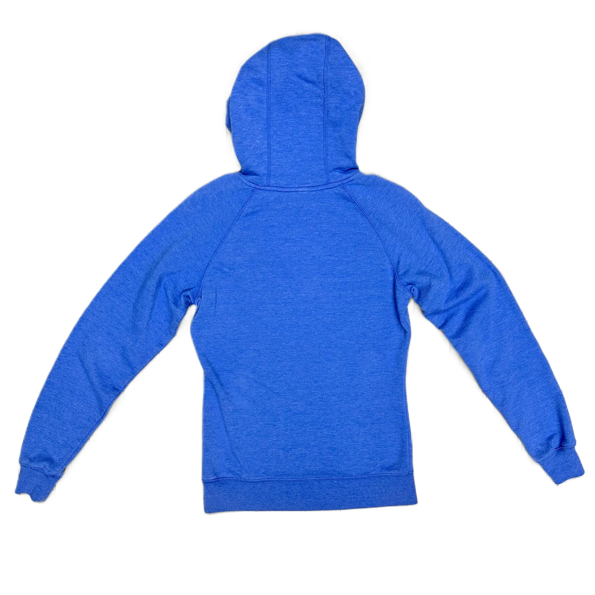 Athletic Sweatshirt Hoodie By North Face In Blue, Size: S