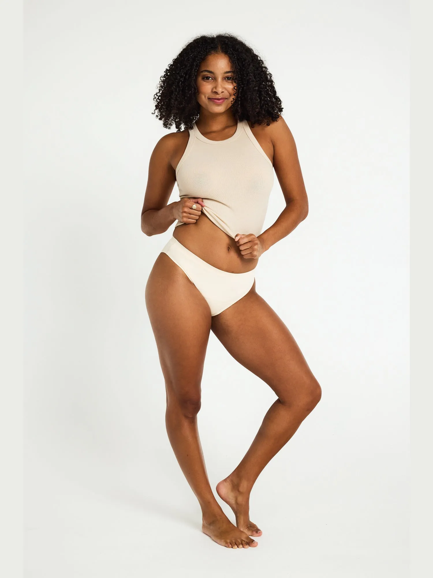 Au Naturel Seamfree Bikini Moderate-Heavy Lychee