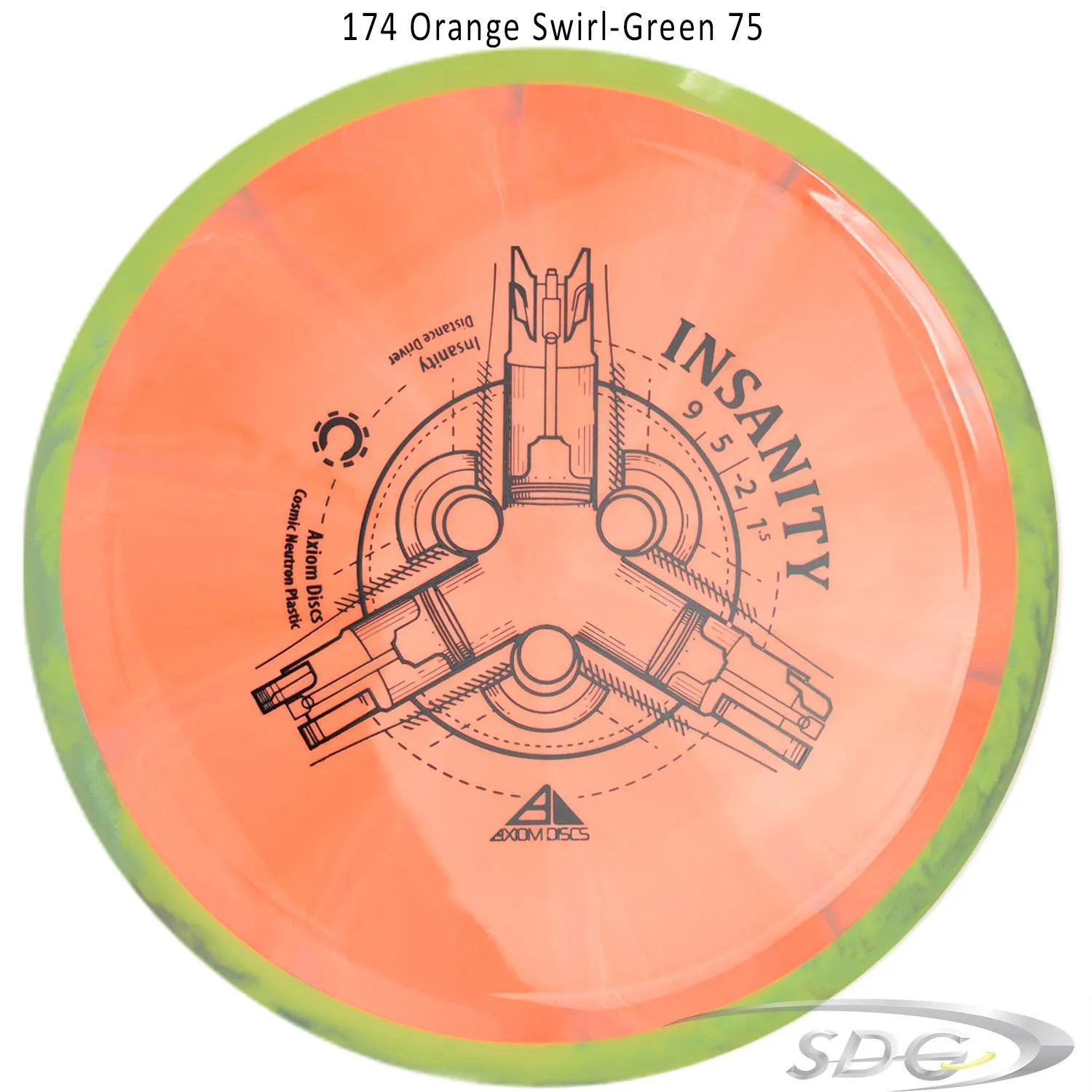 Axiom Cosmic Neutron Insanity Disc Golf Distance Driver