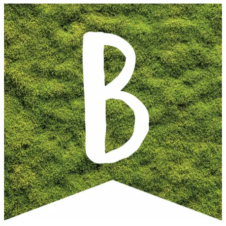 Banner Letters Moss | Woodland Whimsy | UPRINT | Schoolgirl Style