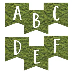 Banner Letters Moss | Woodland Whimsy | UPRINT | Schoolgirl Style