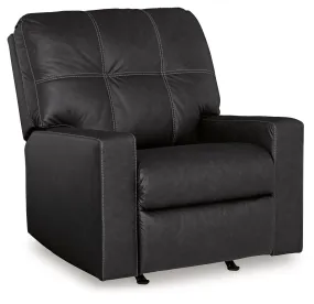 Barlin Mills - Carbon - Rocker Recliner - Faux Leather