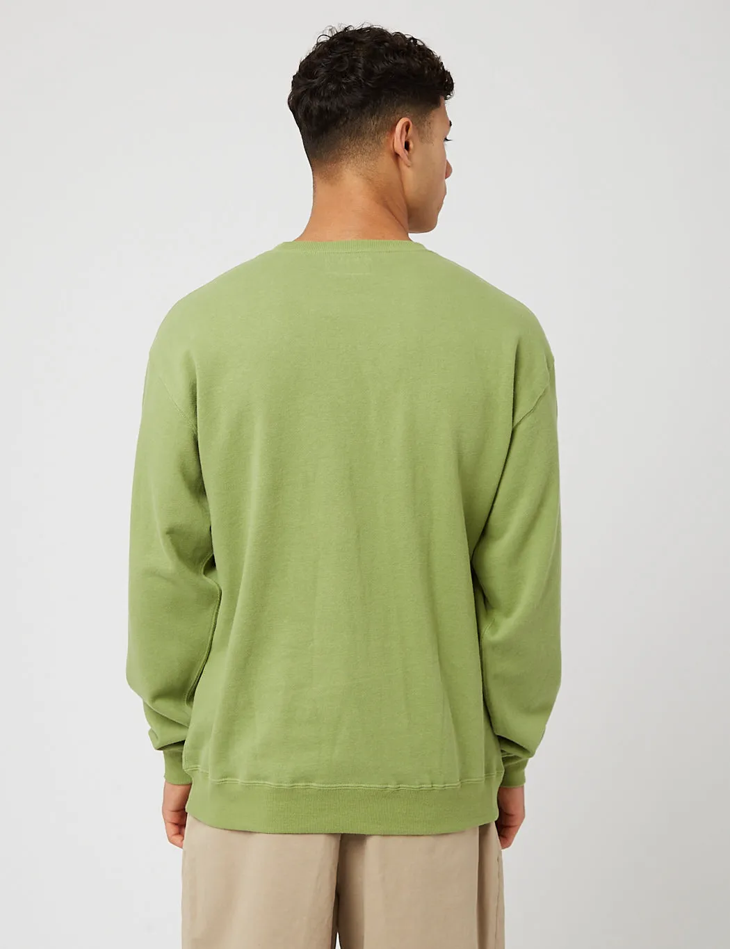 Beams Plus Crew Sweatshirt - Green