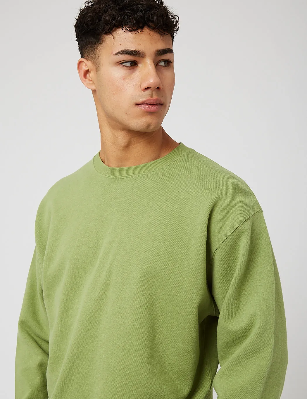 Beams Plus Crew Sweatshirt - Green