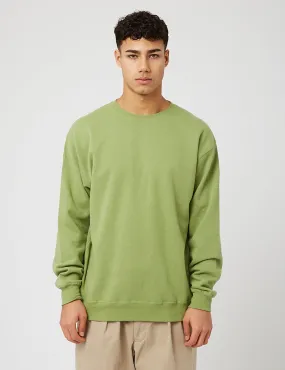 Beams Plus Crew Sweatshirt - Green