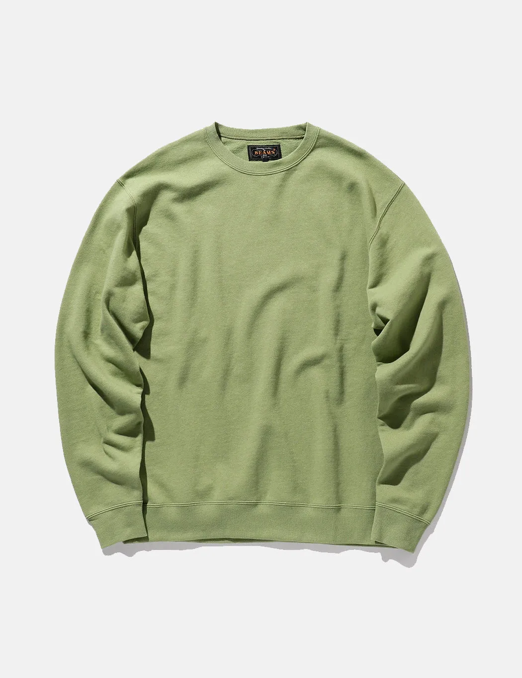 Beams Plus Crew Sweatshirt - Green