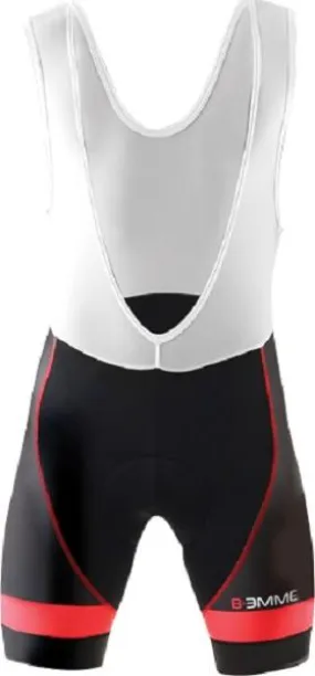 Biemme Moody 14 Bib Shorts - Black-Red