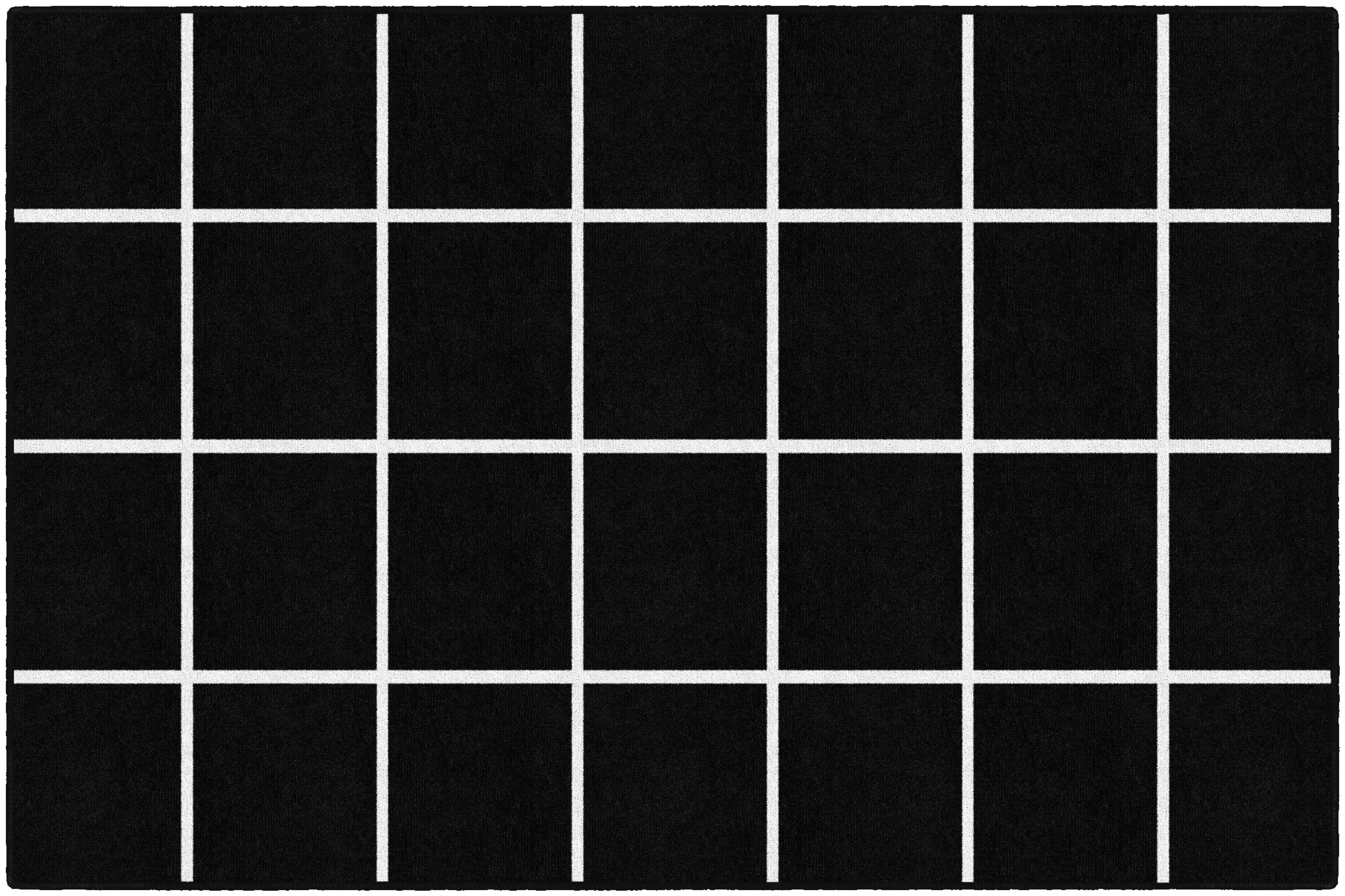 Black and White Grid | Classroom Rugs | Schoolgirl Style