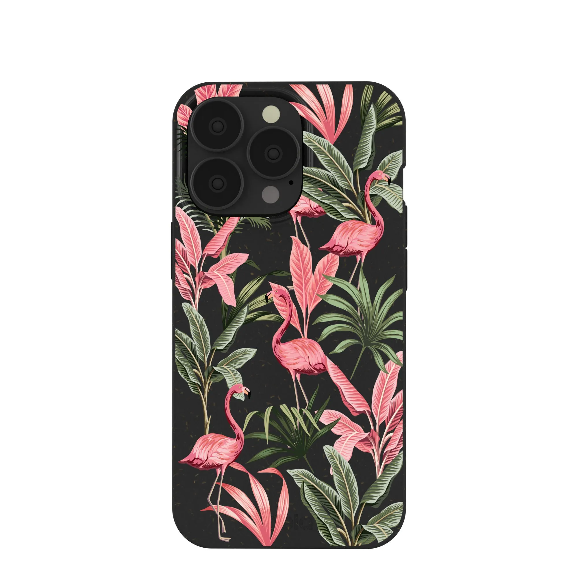 Black Flamingo Party iPhone 13 Pro Case